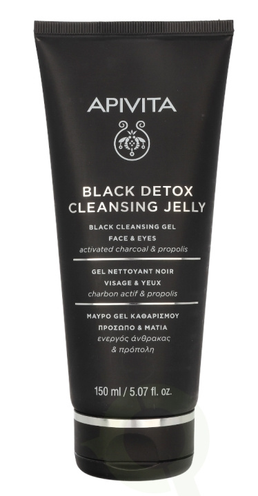 Apivita Black Cleansing Gel 150 ml ryhmässä KAUNEUS JA TERVEYS / Ihonhoito / Kasvot / Puhdistus @ TP E-commerce Nordic AB (C62425)