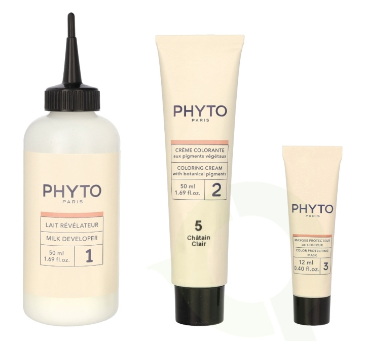 Phyto Phytocolor Permanent Color 112 ml #05 Light Brown ryhmässä KAUNEUS JA TERVEYS / Hiukset &Stailaus / Hiustenhoito / Hiusväri / Hiusväri & Väripommi @ TP E-commerce Nordic AB (C62437)