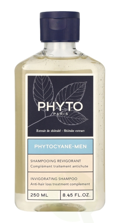 Phyto Phytocyane Men Revitalising Shampoo 250 ml ryhmässä KAUNEUS JA TERVEYS / Hiukset &Stailaus / Hiustenhoito / Shampoo @ TP E-commerce Nordic AB (C62442)