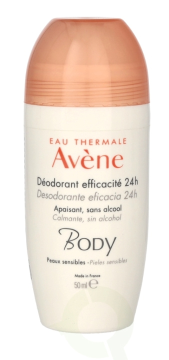Avene Body 24H Deo Roll-On 50 ml ryhmässä KAUNEUS JA TERVEYS / Tuoksut & Parfyymit / Deodorantit / Naisten deodorantit @ TP E-commerce Nordic AB (C62452)