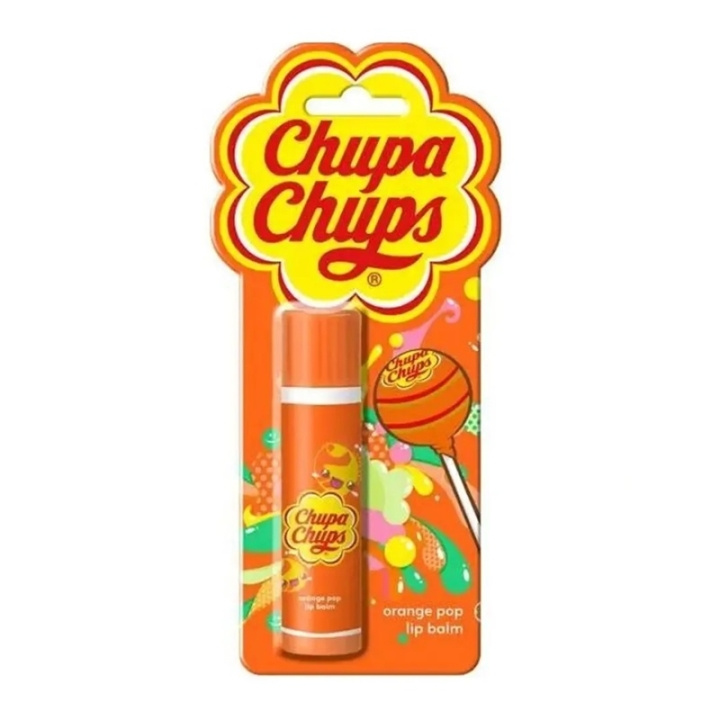 Lip Smacker Chupa Chups Lip Balm Juicy Orange ryhmässä KAUNEUS JA TERVEYS / Meikit / Huulet / Huulivoide @ TP E-commerce Nordic AB (C62485)
