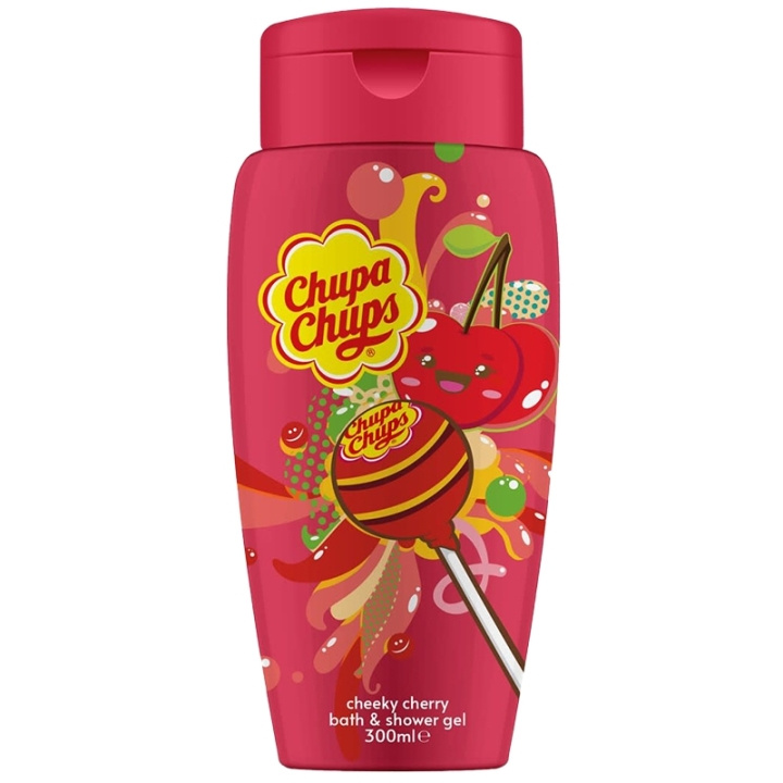 Chupa Chups Bath & Body Wash Cheeky Cherry 300ml ryhmässä KAUNEUS JA TERVEYS / Ihonhoito / Kehon hoito / Kylpy- ja suihkugeelit @ TP E-commerce Nordic AB (C62488)