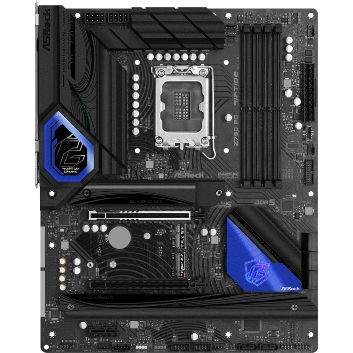 ASRock Z790 Phantom Gaming Riptide - DDR5 ryhmässä TIETOKOONET & TARVIKKEET / Tietokoneen komponentit / Emolevyt @ TP E-commerce Nordic AB (C62525)