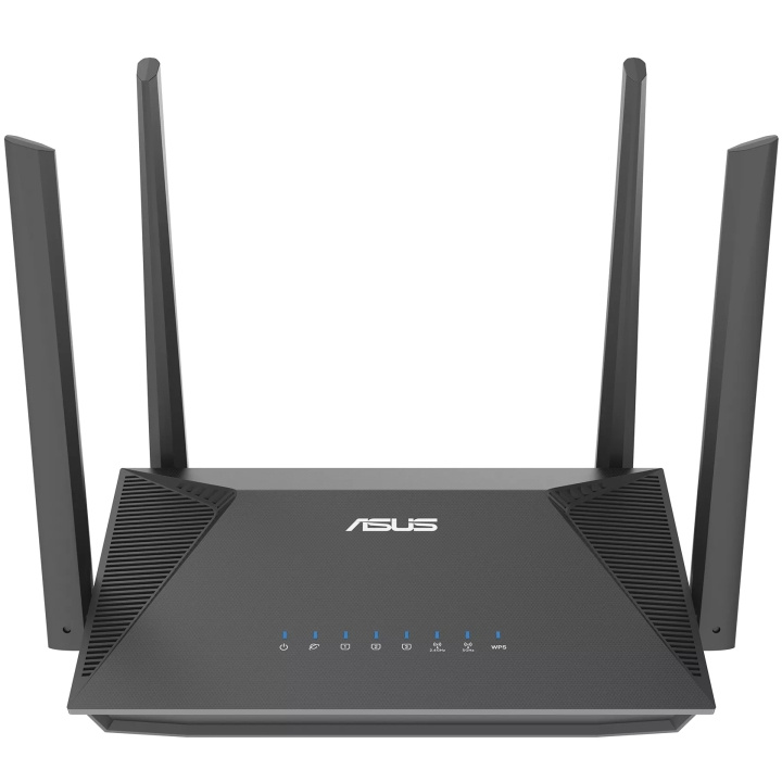 ASUS RT-AX52 AX1800 Dual-band trådlös router ryhmässä TIETOKOONET & TARVIKKEET / Verkko / Reititin @ TP E-commerce Nordic AB (C62579)