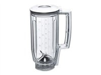 Bosch Blender Transparent vit ryhmässä KOTI, TALOUS JA PUUTARHA / Kodinkoneet / Yleiskoneet ja monitoimikoneet / Tehosekoittimet @ TP E-commerce Nordic AB (C62593)