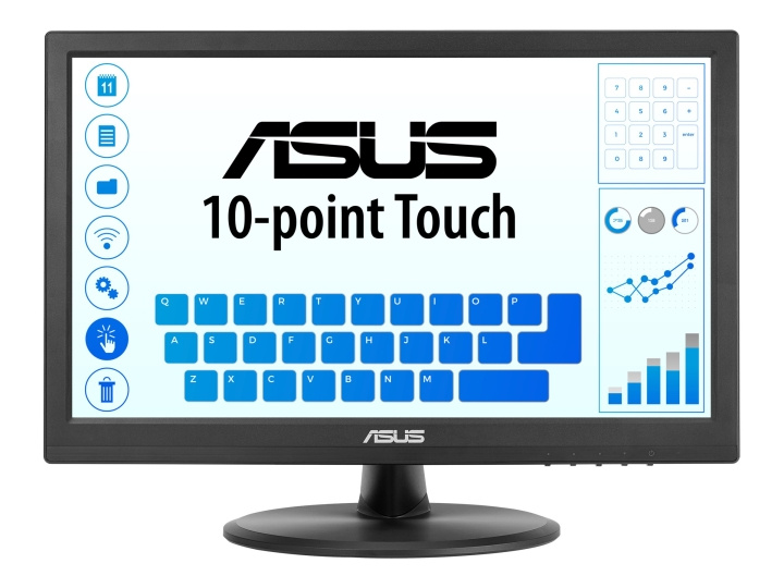 ASUS VT168HR 15.6 1366 x 768 VGA (HD-15) HDMI 60Hz ryhmässä TIETOKOONET & TARVIKKEET / Näytöt / Tietokonenäytöt @ TP E-commerce Nordic AB (C62684)