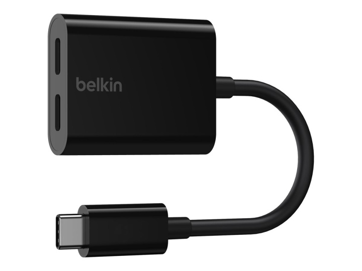 Belkin Connect Audio Charge USB-C to USB-C headphone/charging adapter 14m ryhmässä TIETOKOONET & TARVIKKEET / Kannettavat tietokoneet & tarvikkeet / Telakka @ TP E-commerce Nordic AB (C62710)