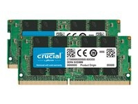 Crucial DDR4 16GB kit 3200MHz CL22 Non-ECC SO-DIMM 260-PIN ryhmässä TIETOKOONET & TARVIKKEET / Tietokoneen komponentit / RAM-muistit / DDR4 SoDimm @ TP E-commerce Nordic AB (C63148)
