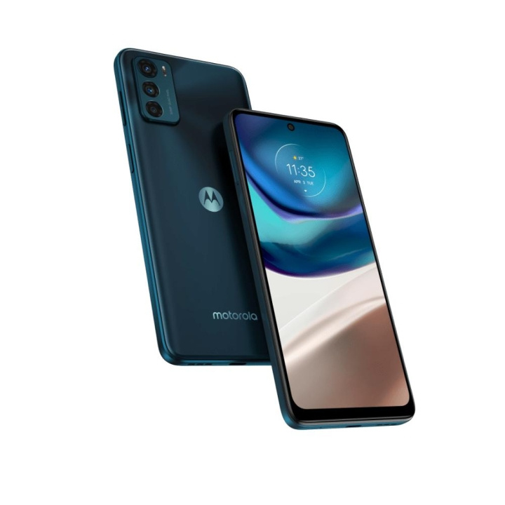 Motorola Moto G42 6.4 64GB Atlantic Green ryhmässä ÄLYPUHELIMET JA TABLETIT / Kännykät & smartphones @ TP E-commerce Nordic AB (C63193)