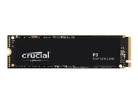 Crucial Solid State-Drive P3 500GB M.2 PCI Express 3.0 (NVMe) ryhmässä TIETOKOONET & TARVIKKEET / Verkko / Verkkokortti / PCI Express @ TP E-commerce Nordic AB (C63196)