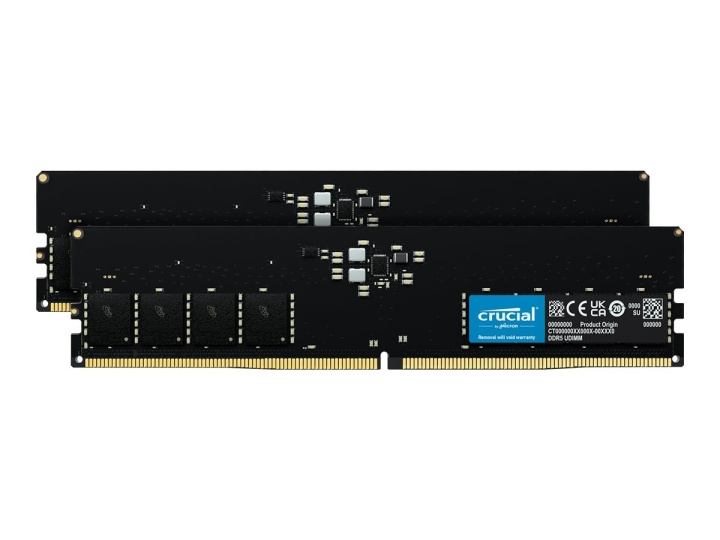 Crucial DDR5 64GB kit 4800MHz CL40 Non-ECC ryhmässä TIETOKOONET & TARVIKKEET / Tietokoneen komponentit / RAM-muistit / DDR5 @ TP E-commerce Nordic AB (C63216)