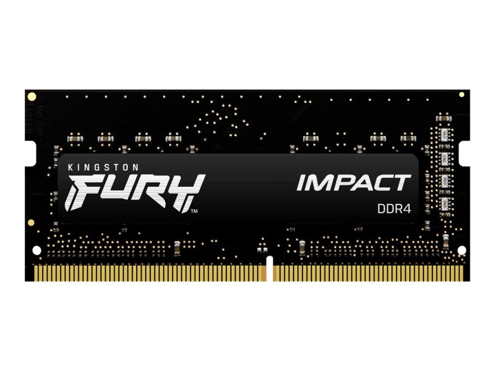 Kingston FURY Impact DDR4 32GB kit 2666MHz CL15 Ikke-ECC SO-DIMM 260-PIN ryhmässä TIETOKOONET & TARVIKKEET / Tietokoneen komponentit / RAM-muistit / DDR4 SoDimm @ TP E-commerce Nordic AB (C63230)