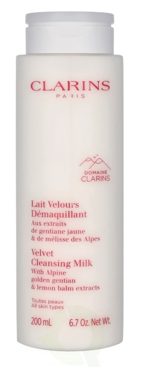 Clarins Velvet Cleansing Milk 200 ml ryhmässä KAUNEUS JA TERVEYS / Ihonhoito / Kasvot / Puhdistus @ TP E-commerce Nordic AB (C63445)