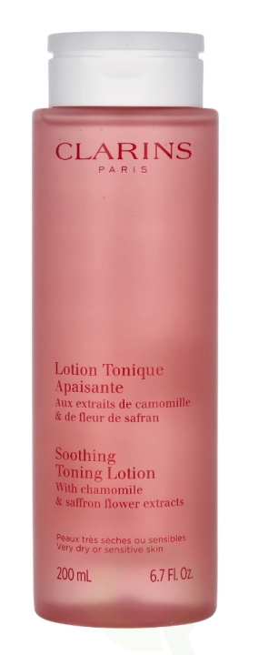 Clarins Soothing Toning Lotion 200 ml ryhmässä KAUNEUS JA TERVEYS / Ihonhoito / Kasvot / Puhdistus @ TP E-commerce Nordic AB (C63447)