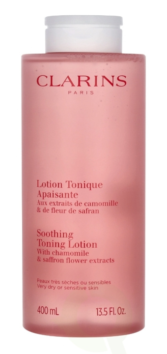 Clarins Soothing Toning Lotion 400 ml ryhmässä KAUNEUS JA TERVEYS / Ihonhoito / Kasvot / Puhdistus @ TP E-commerce Nordic AB (C63448)