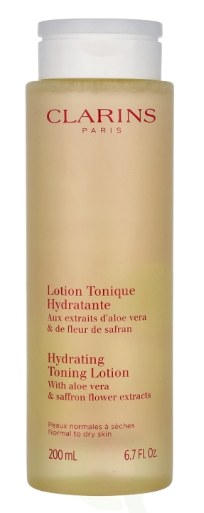 Clarins Hydrating Toning Lotion 200 ml ryhmässä KAUNEUS JA TERVEYS / Ihonhoito / Kasvot / Puhdistus @ TP E-commerce Nordic AB (C63449)