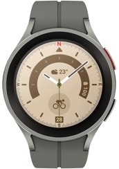 Samsung Galaxy Watch 5 Pro 45mm - Grå Titan ryhmässä URHEILU, VAPAA-AIKA JA HARRASTUS / Urheilu- ja sykekellot / Älykellot @ TP E-commerce Nordic AB (C63527)