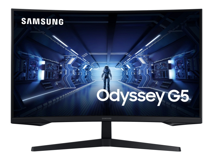 Samsung Odyssey G5 C27G55TQBU 27 2560 x 1440 (2K) HDMI DisplayPort 144Hz ryhmässä TIETOKOONET & TARVIKKEET / Näytöt / Tietokonenäytöt @ TP E-commerce Nordic AB (C63544)