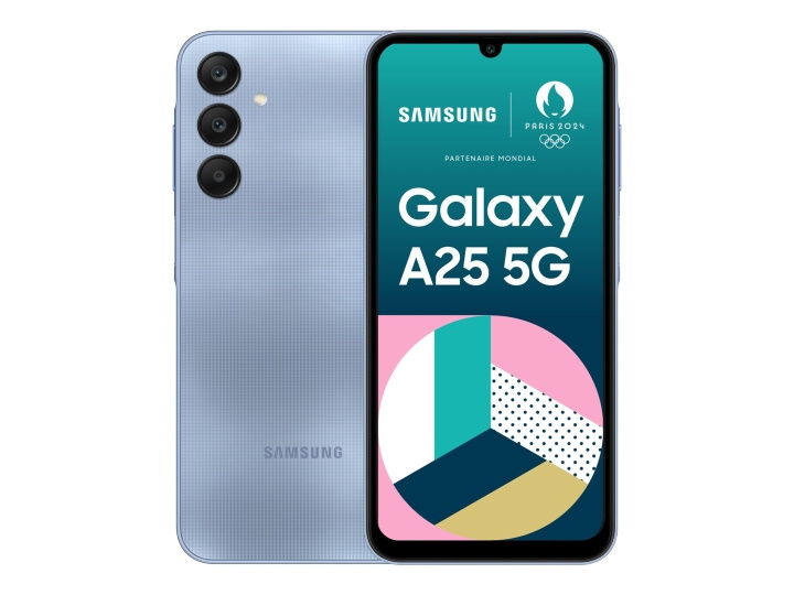 Samsung Galaxy A25 6.5 256GB Blå ryhmässä ÄLYPUHELIMET JA TABLETIT / Kännykät & smartphones @ TP E-commerce Nordic AB (C63749)