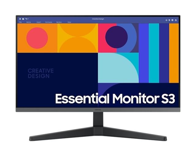 Samsung Essential Monitor S3 LS27C330GAU 27 1920 x 1080 HDMI DisplayPort 100Hz ryhmässä TIETOKOONET & TARVIKKEET / Näytöt / Tietokonenäytöt @ TP E-commerce Nordic AB (C63761)