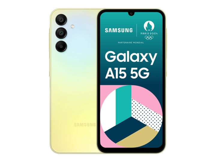 Samsung Galaxy A15 5G 6.5 128GB Gul ryhmässä ÄLYPUHELIMET JA TABLETIT / Kännykät & smartphones @ TP E-commerce Nordic AB (C63833)