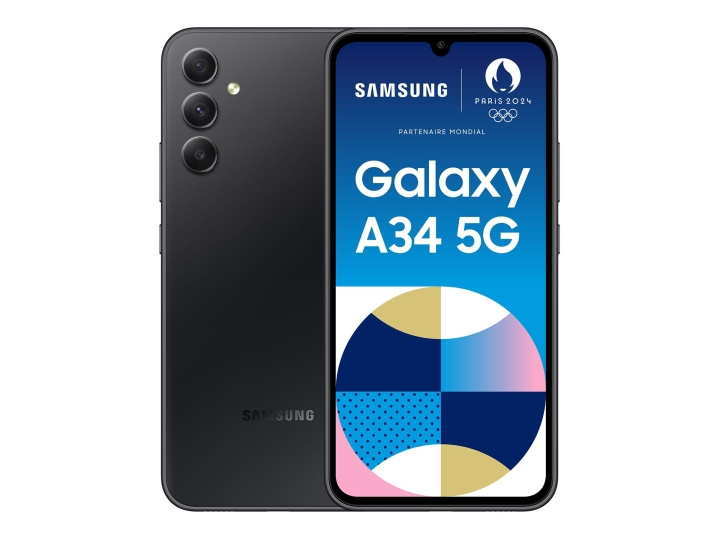 Samsung Galaxy A34 5G 6.6 256GB Awesome graphite ryhmässä ÄLYPUHELIMET JA TABLETIT / Kännykät & smartphones @ TP E-commerce Nordic AB (C63845)