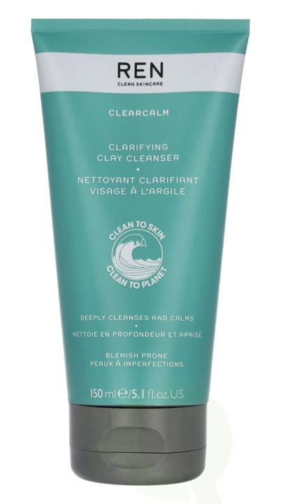 REN Clearcalm 3 Clarifying Clay Cleanser 150 ml ryhmässä KAUNEUS JA TERVEYS / Ihonhoito / Kasvot / Puhdistus @ TP E-commerce Nordic AB (C63893)