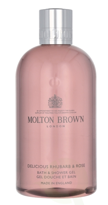 Molton Brown M.Brown Delicious Rhubarb & Rose Bath & Shower Gel 300 ml ryhmässä KAUNEUS JA TERVEYS / Ihonhoito / Kehon hoito / Kylpy- ja suihkugeelit @ TP E-commerce Nordic AB (C63894)