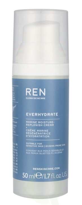 REN Everhydrate Marine Moisture-Replenish Cream 50 ml ryhmässä KAUNEUS JA TERVEYS / Ihonhoito / Kasvot / Päivävoide @ TP E-commerce Nordic AB (C63942)