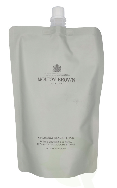 Molton Brown M.Brown Re-Charge Black Pepper Bath & Shower Gel - Refill 400 ml ryhmässä KAUNEUS JA TERVEYS / Ihonhoito / Kehon hoito / Kylpy- ja suihkugeelit @ TP E-commerce Nordic AB (C63986)