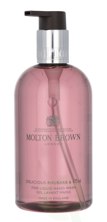 Molton Brown M.Brown Delicious Rhubarb & Rose Liquid Hand Wash 300 ml ryhmässä KAUNEUS JA TERVEYS / Ihonhoito / Kehon hoito / Käsisaippua @ TP E-commerce Nordic AB (C63992)