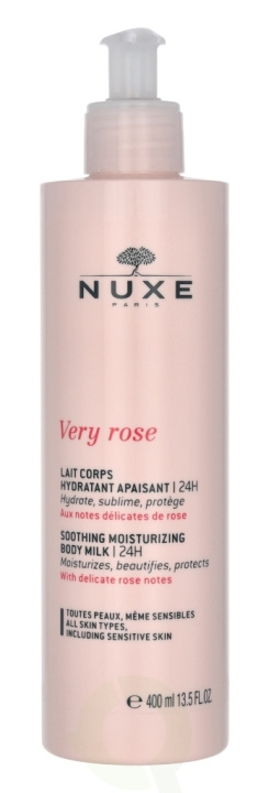 Nuxe Very Rose Body Milk 400 ml ryhmässä KAUNEUS JA TERVEYS / Ihonhoito / Kehon hoito / Vartalovoide @ TP E-commerce Nordic AB (C64036)