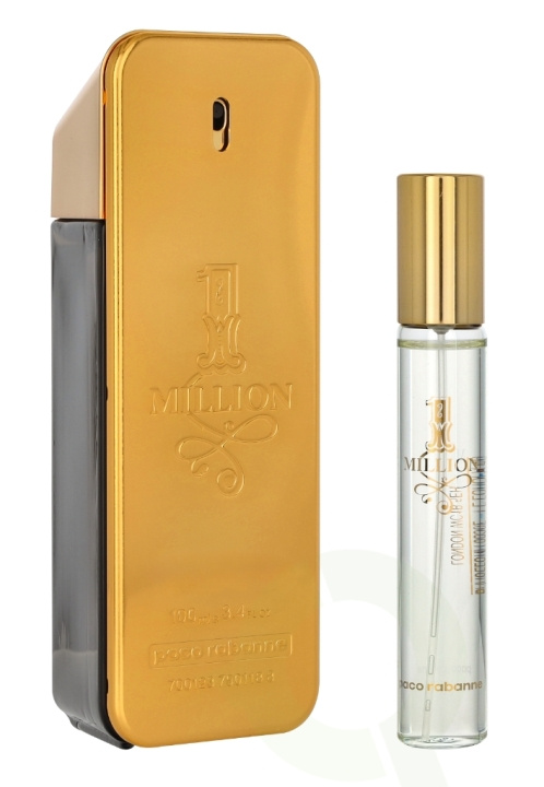 Paco Rabanne 1 Million Giftset 120 ml Edt Spray 100ml/Edt 20ml ryhmässä KAUNEUS JA TERVEYS / Lahjapakkaukset / Miesten lahjapakkaukset @ TP E-commerce Nordic AB (C64044)