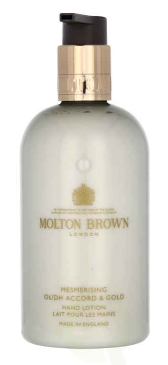 Molton Brown M.Brown Mesmerising Oudh Accord & Gold Hand Lotion 300 ml ryhmässä KAUNEUS JA TERVEYS / Manikyyri/Pedikyyri / Käsirasva @ TP E-commerce Nordic AB (C64125)