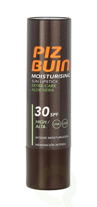 Piz Buin Moisturizing Sun Lipstick SPF30 4.9 g Aloe Vera Extra Care - High Sun Protection ryhmässä KAUNEUS JA TERVEYS / Meikit / Huulet / Huulipuna @ TP E-commerce Nordic AB (C64133)