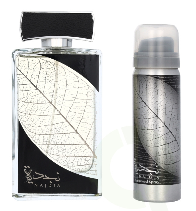 Lattafa Najdia Giftset 150 ml Edp Spray 100ml/Deodorant Spray 50ml ryhmässä KAUNEUS JA TERVEYS / Lahjapakkaukset / Miesten lahjapakkaukset @ TP E-commerce Nordic AB (C64138)