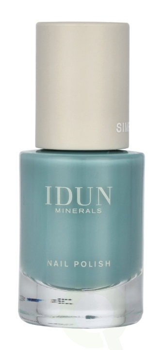 Idun Minerals Nail Polish 11 ml Azurit ryhmässä KAUNEUS JA TERVEYS / Manikyyri/Pedikyyri / Kynsilakka @ TP E-commerce Nordic AB (C64255)