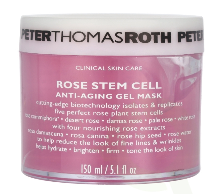 P.T. Roth Rose Stem Cell Anti-Aging Gel Mask 150 ml ryhmässä KAUNEUS JA TERVEYS / Ihonhoito / Kasvot / Naamiot @ TP E-commerce Nordic AB (C64278)