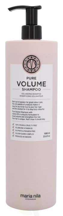 Maria Nila Pure Volume Shampoo 1000 ml Sulphate & Paraben Free ryhmässä KAUNEUS JA TERVEYS / Hiukset &Stailaus / Hiustenhoito / Shampoo @ TP E-commerce Nordic AB (C64374)