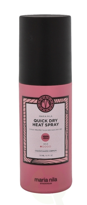 Maria Nila Quick Dry Heat Spray 150 ml ryhmässä KAUNEUS JA TERVEYS / Hiukset &Stailaus / Hiustenhoito / Lämpösuoja @ TP E-commerce Nordic AB (C64375)