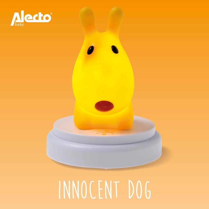 Alecto INNOCENT DOG LED yövalo koira keltainen ryhmässä LELUT, TUOTTEET LAPSILLE JA VAUVOILLE / Lastenhuone / Valaistus / Yölamput @ TP E-commerce Nordic AB (C64479)