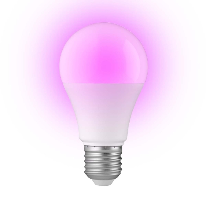 Alecto SMARTBULB10 Älykäs LED-värilamppu, jossa Wi-Fi E27 9W ryhmässä KOTI, TALOUS JA PUUTARHA / Älykodit / Älykäs valaistus @ TP E-commerce Nordic AB (C64506)