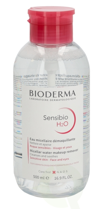 Bioderma Sensibio H2O Make-Up Removing Miceller Solution 500 ml With Pump ryhmässä KAUNEUS JA TERVEYS / Ihonhoito / Kasvot / Puhdistus @ TP E-commerce Nordic AB (C64679)