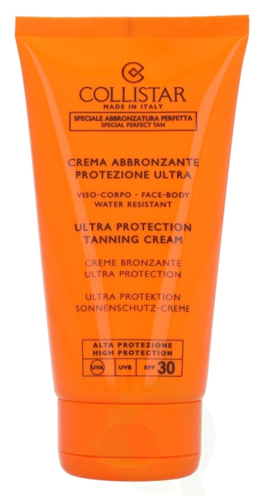 Collistar Ultra Protection Tanning Cream SPF30 150 ml ryhmässä KAUNEUS JA TERVEYS / Ihonhoito / Rusketus / Aurinkosuoja @ TP E-commerce Nordic AB (C64700)