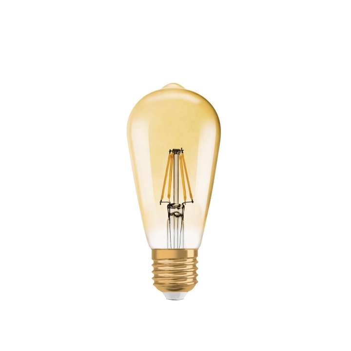 LEDVANCE LED 1906 Vintage Gold, 2,8W/21W, E27 Edison ryhmässä KODINELEKTRONIIKKA / Valaistus / LED-lamput @ TP E-commerce Nordic AB (C64719)