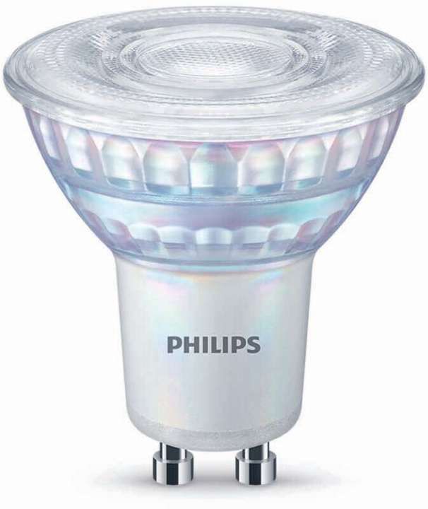 Philips Warm Glow LED -spottilamppu, GU10, 2200-2700 K, 575 lm, himmennettävä ryhmässä KODINELEKTRONIIKKA / Valaistus / LED-lamput @ TP E-commerce Nordic AB (C64832)