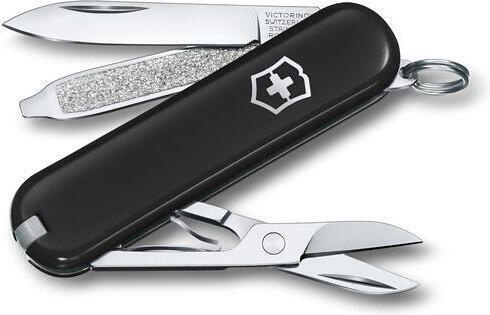 Victorinox Classic SD Dark Illusion -monitoimityökalu, musta ryhmässä URHEILU, VAPAA-AIKA JA HARRASTUS / Ulkoilu / Monitoimityökalut @ TP E-commerce Nordic AB (C64836)