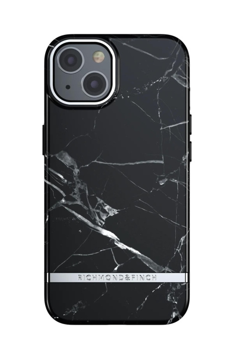 Richmond & Finch iPhone 13 Freedom Case, Black Marble ryhmässä ÄLYPUHELIMET JA TABLETIT / Puhelimen suojakotelo / Apple / iPhone 13 / Kuoret @ TP E-commerce Nordic AB (C64910)