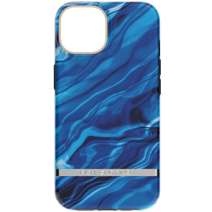 Richmond & Finch iPhone 14 case, Blue Waves ryhmässä ÄLYPUHELIMET JA TABLETIT / Puhelimen suojakotelo / Apple / iPhone 14 @ TP E-commerce Nordic AB (C64939)