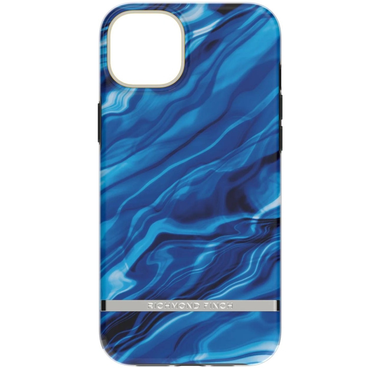 Richmond & Finch iPhone 14 Plus case, Blue Waves ryhmässä ÄLYPUHELIMET JA TABLETIT / Puhelimen suojakotelo / Apple / iPhone 14 @ TP E-commerce Nordic AB (C64941)